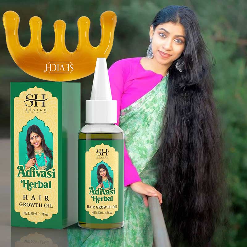 Ayurvedic & Herbal Wellness Kits - Sevich inde huile de croissance des