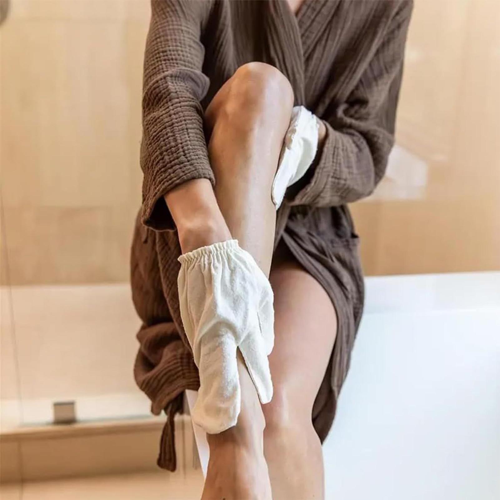 Ayurvedic & Herbal Wellness Kits - Gants de massage Garshana en soie