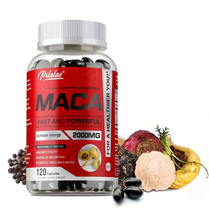 Tulsi Holy Basil - Capsules de racine de maca –