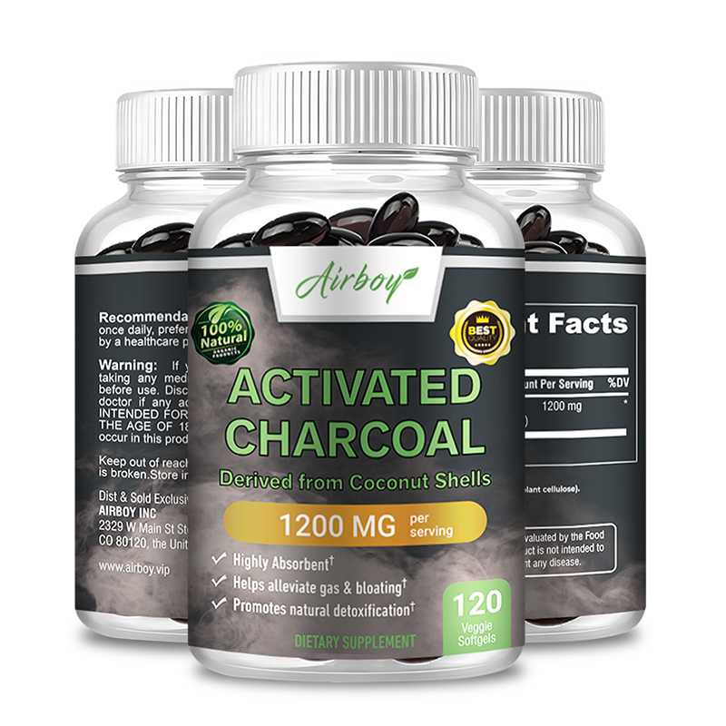 Tulsi Holy Basil - Capsules de charbon actif-Santé intestinale, Santé