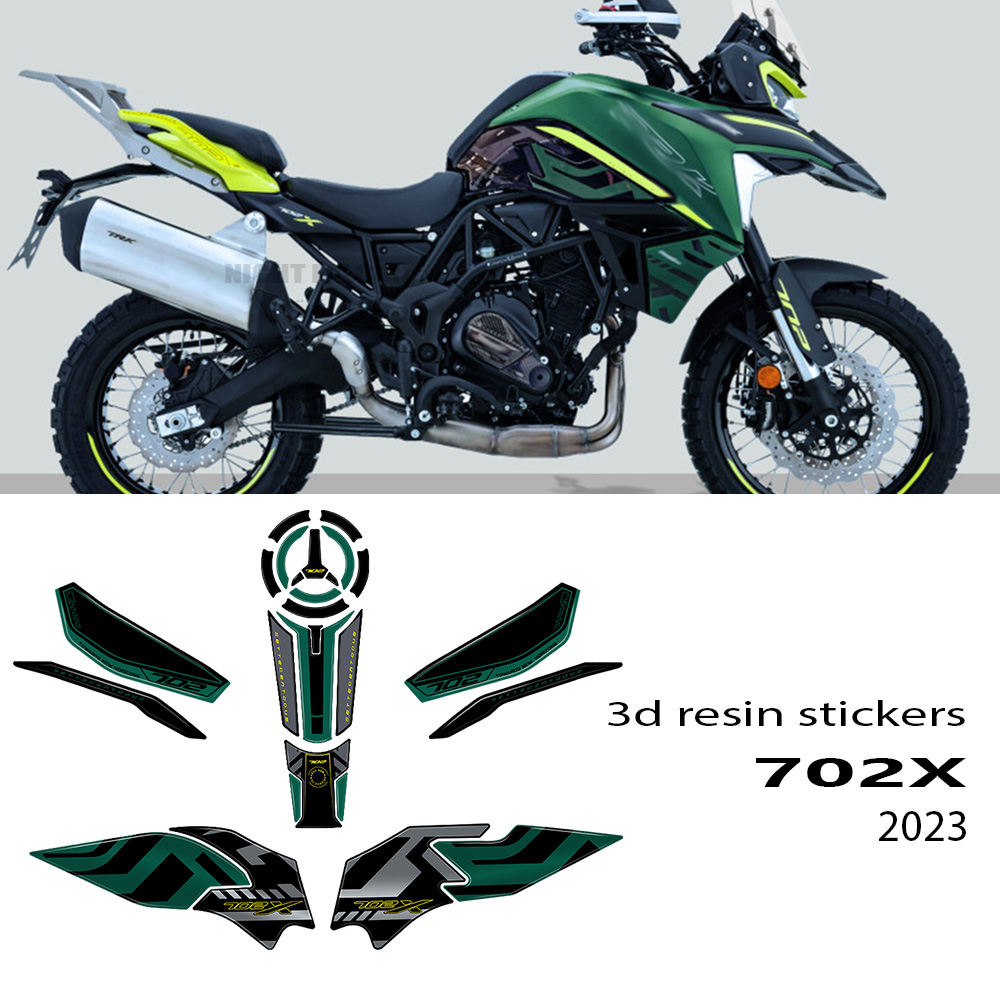Wellness X - Autocollant 3D Trk702x, accessoires de moto,