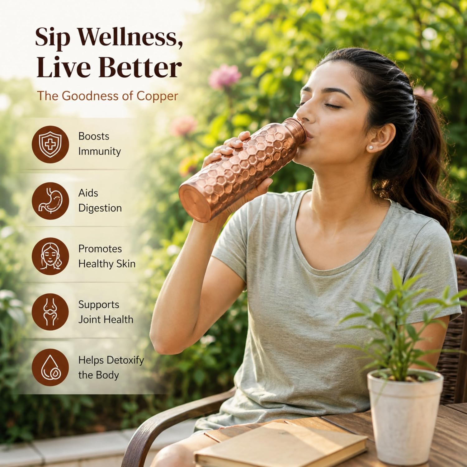 Ensemble de 3 bouteilles d'eau - Ayurvedic & Herbal Wellness Kits avis et prix