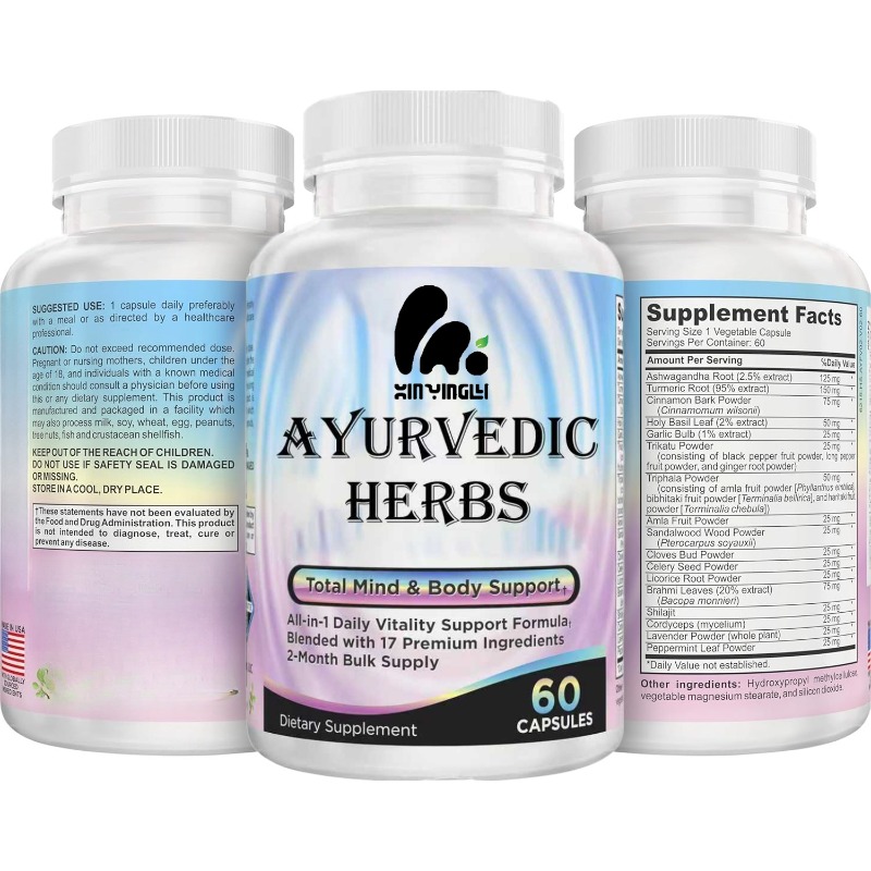 60 capsules de complexe à base - Ayurvedic & Herbal Wellness Kits avis et prix