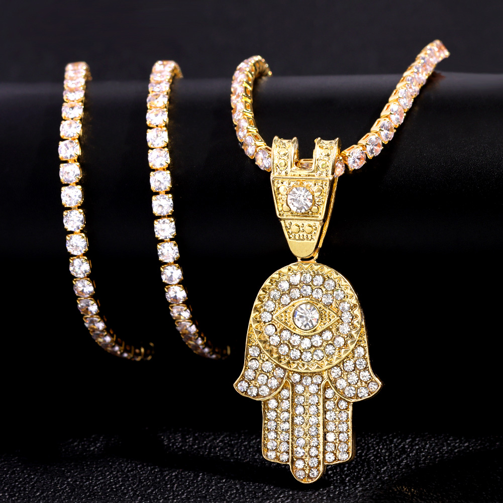 Collier avec pendentif main ma - Tulsi Holy Basil avis et prix