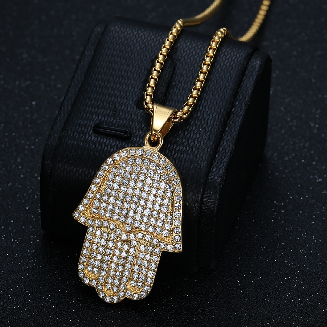 Collier Amulette Hip Hop Iced  - Tulsi Holy Basil avis et prix