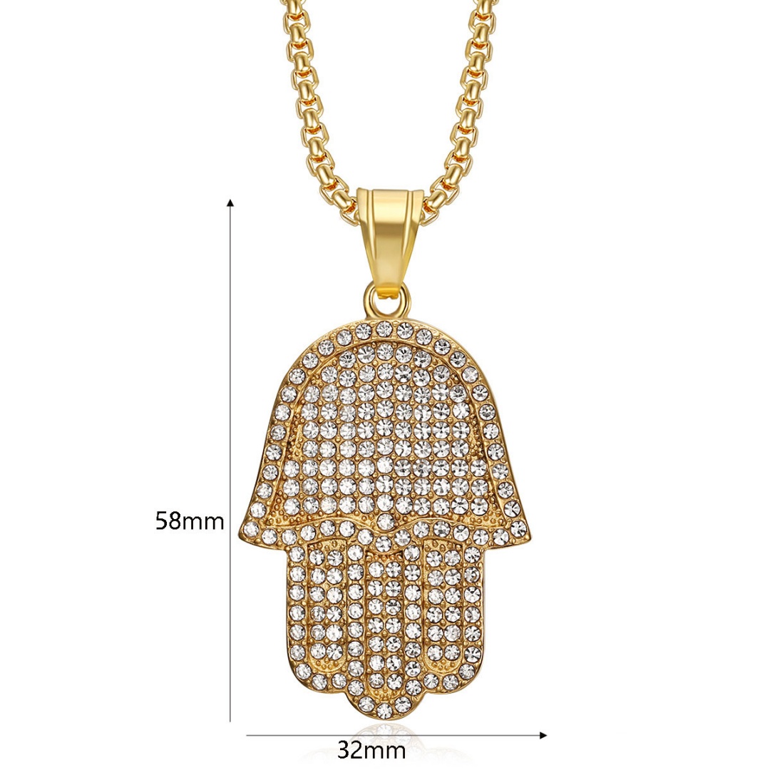 Collier Amulette Hip Hop Iced  - Tulsi Holy Basil avis et prix