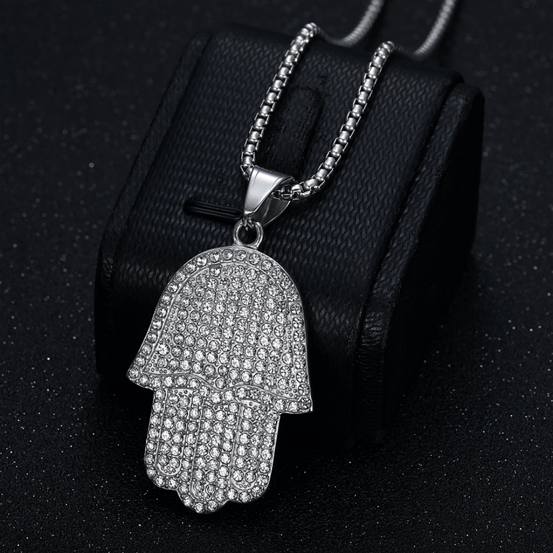 Collier Amulette Hip Hop Iced  - Tulsi Holy Basil avis et prix