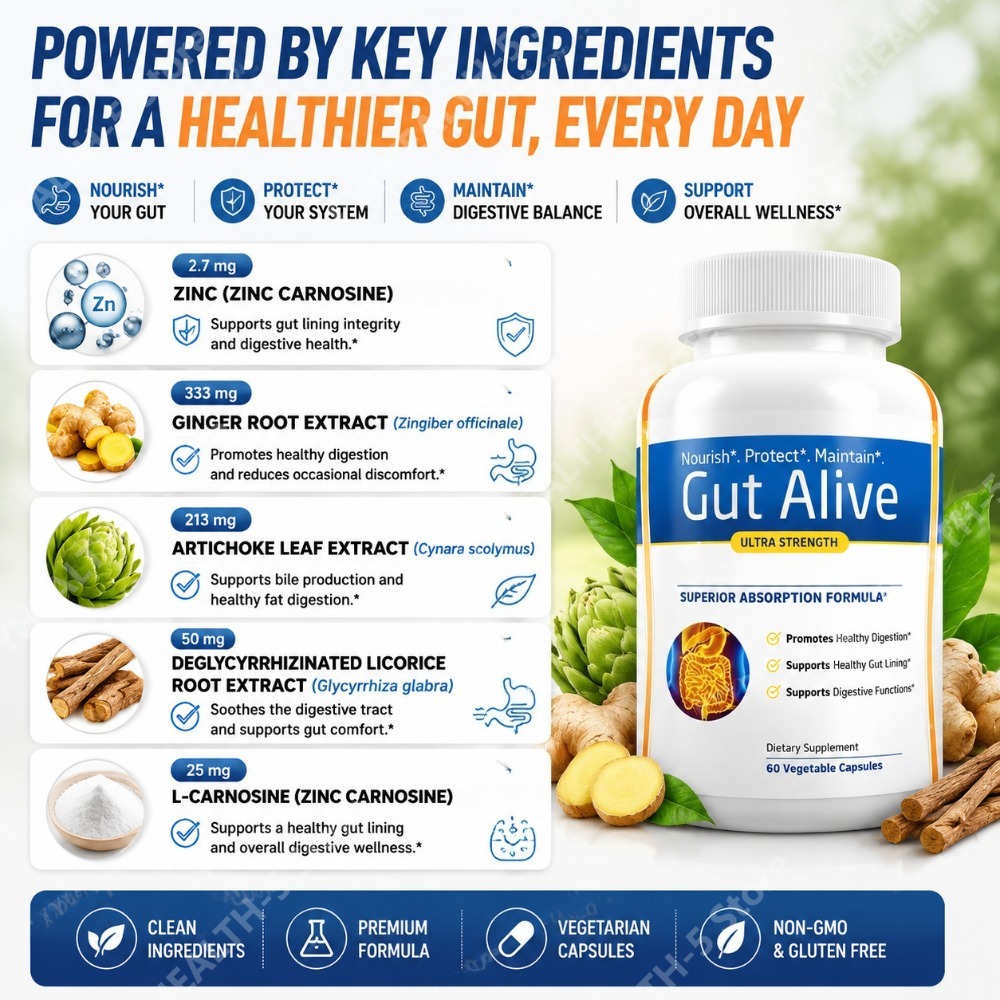 Gut Alive Complément Alimentai - Tulsi Holy Basil avis et prix