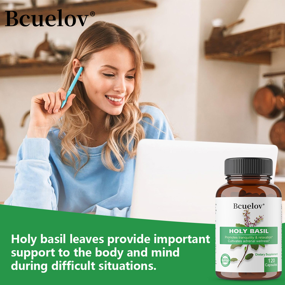 Capsules d'extrait de basilic  - Tulsi Holy Basil avis et prix