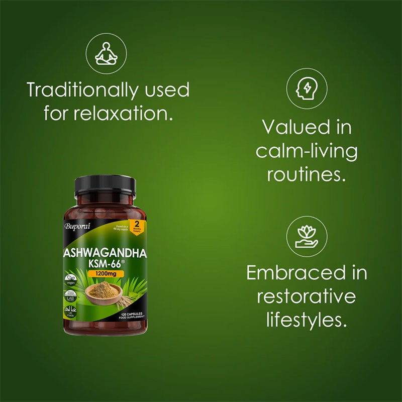Ashwagandha KSM-66 1200 mg - S - Tulsi Holy Basil avis et prix